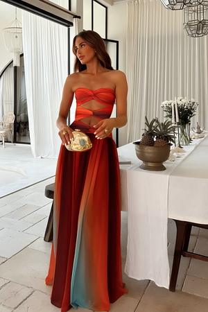 Laney Strapless Maxi Dress