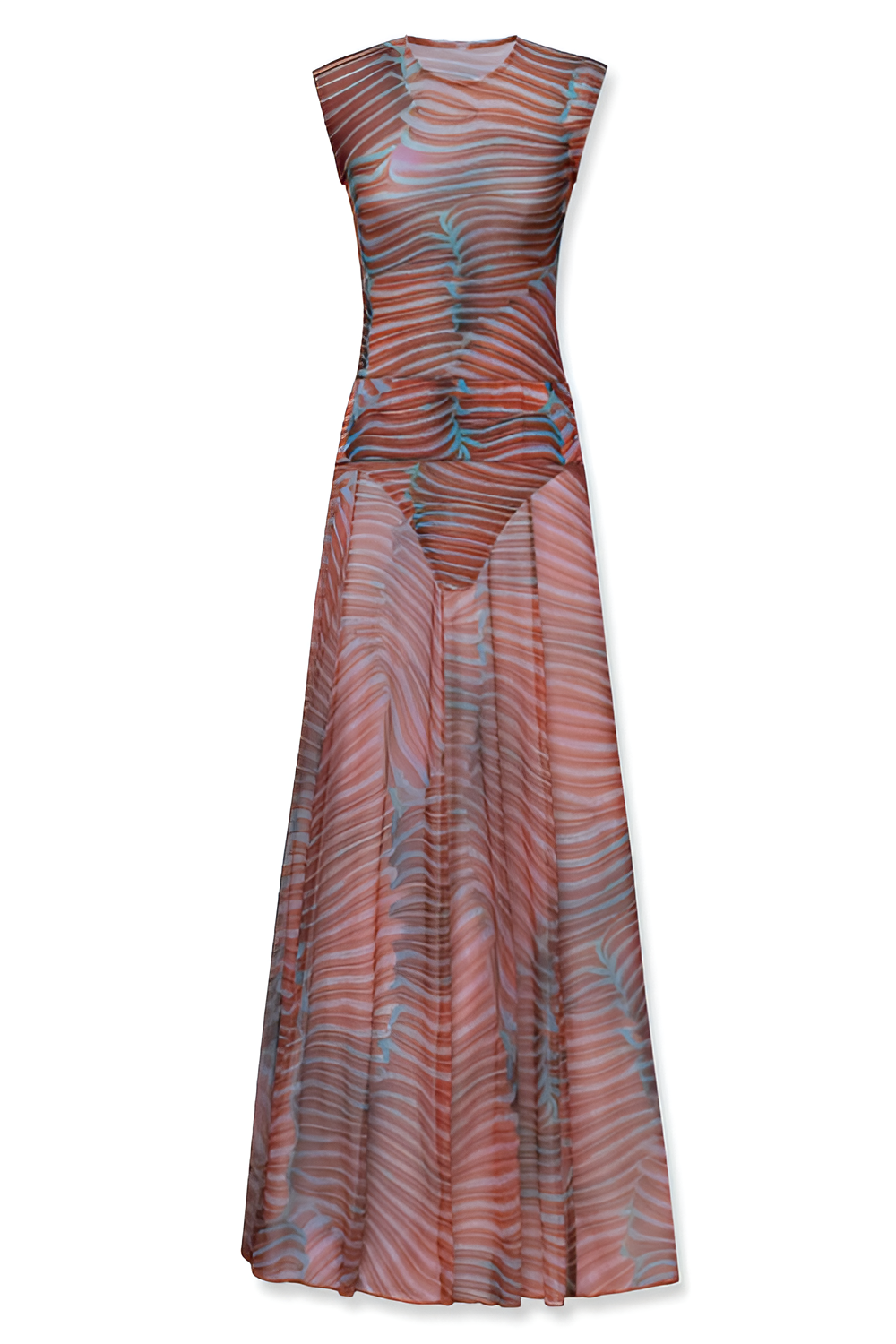 Ripple Glow Mesh Bodysuit