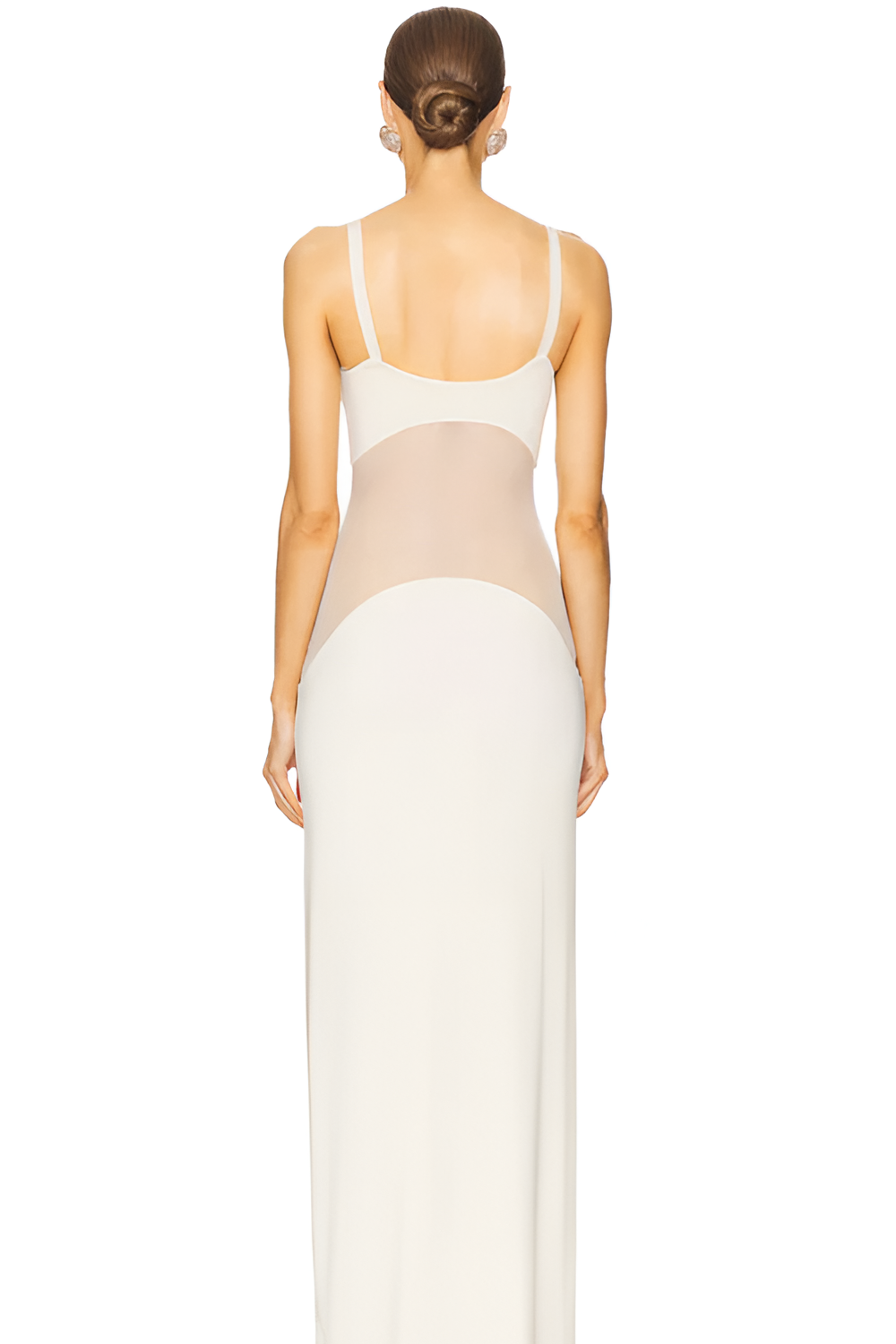 Sheer Knit Curve Maxi Dress