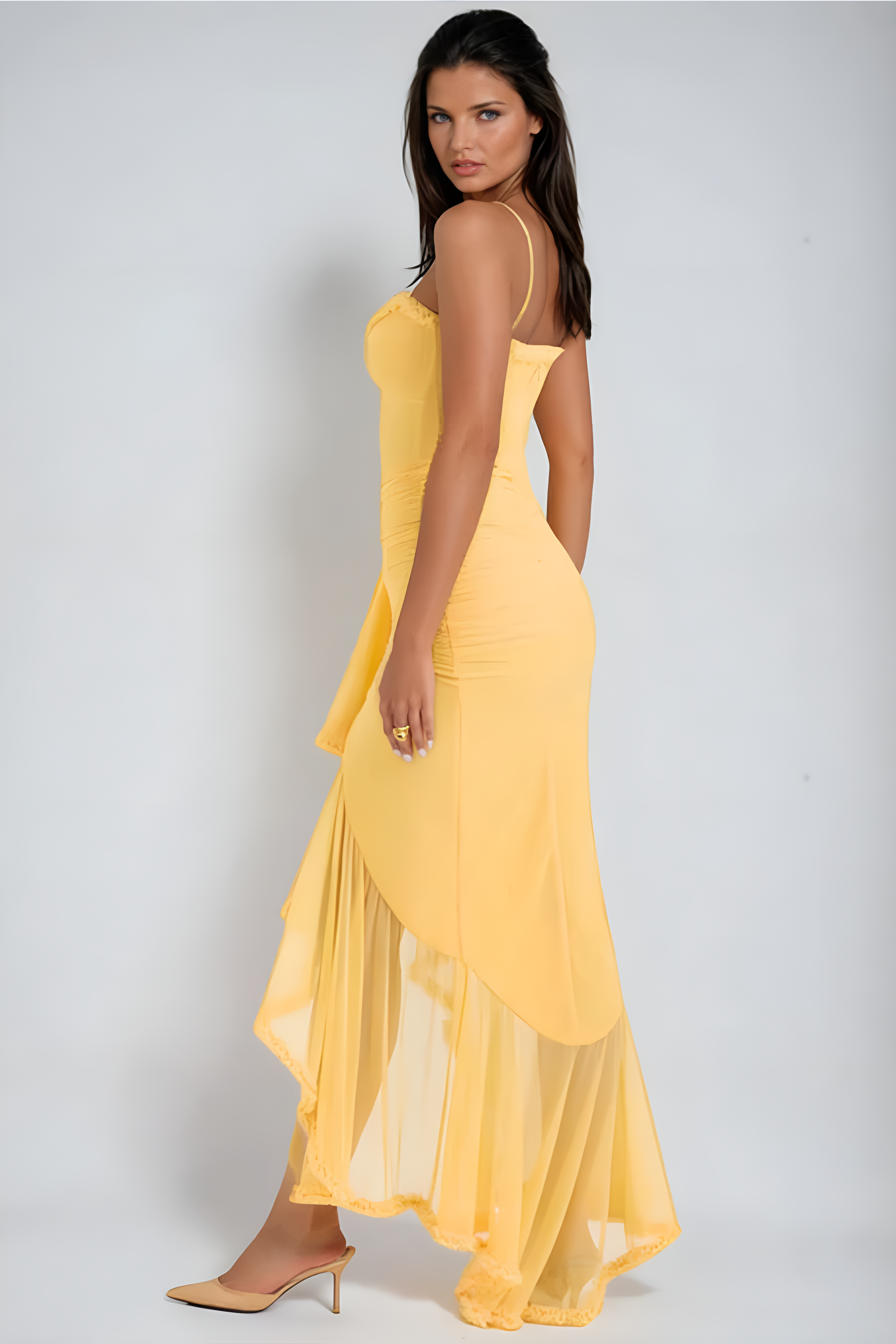 Ruffle Maxi Dress