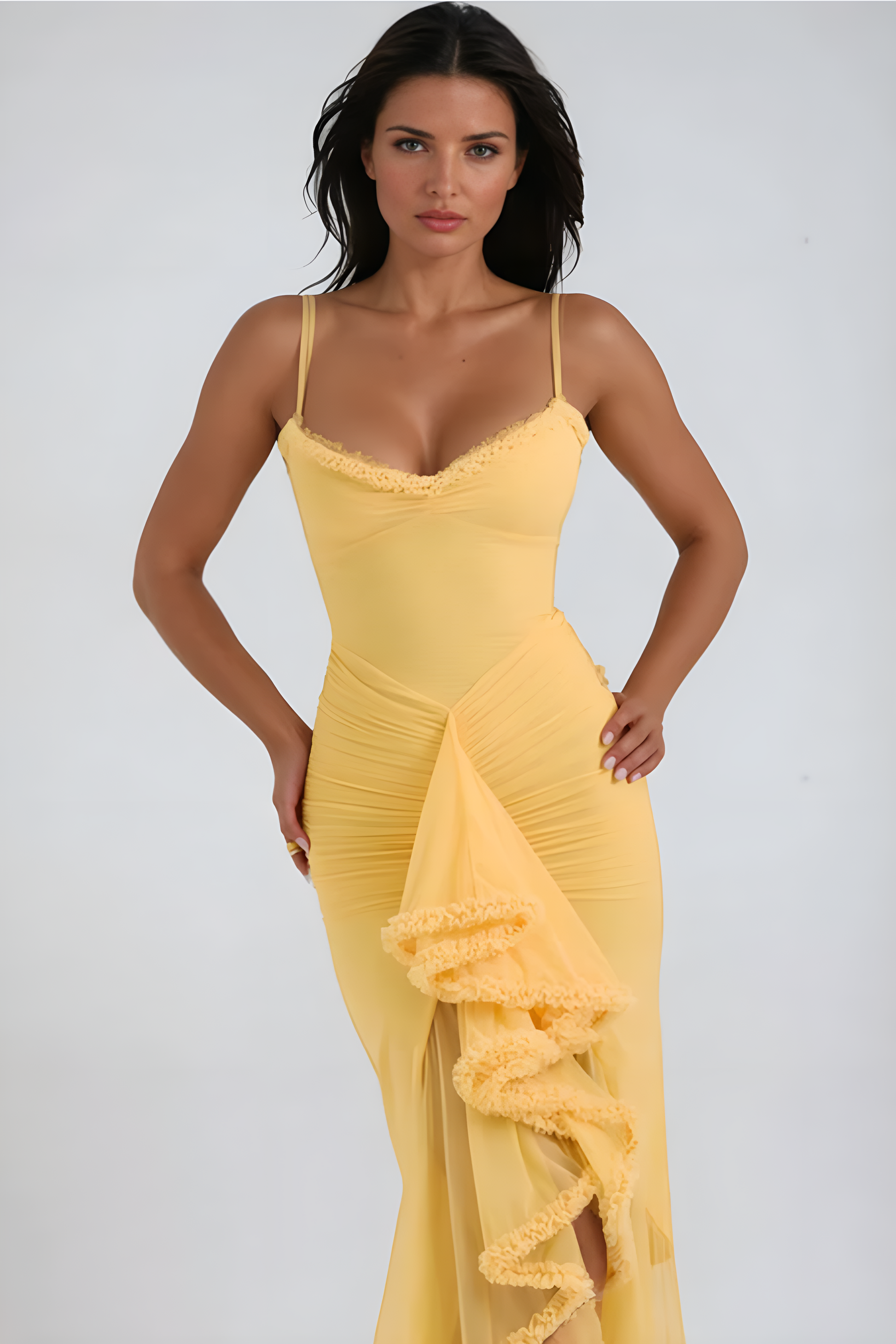 Ruffle Maxi Dress