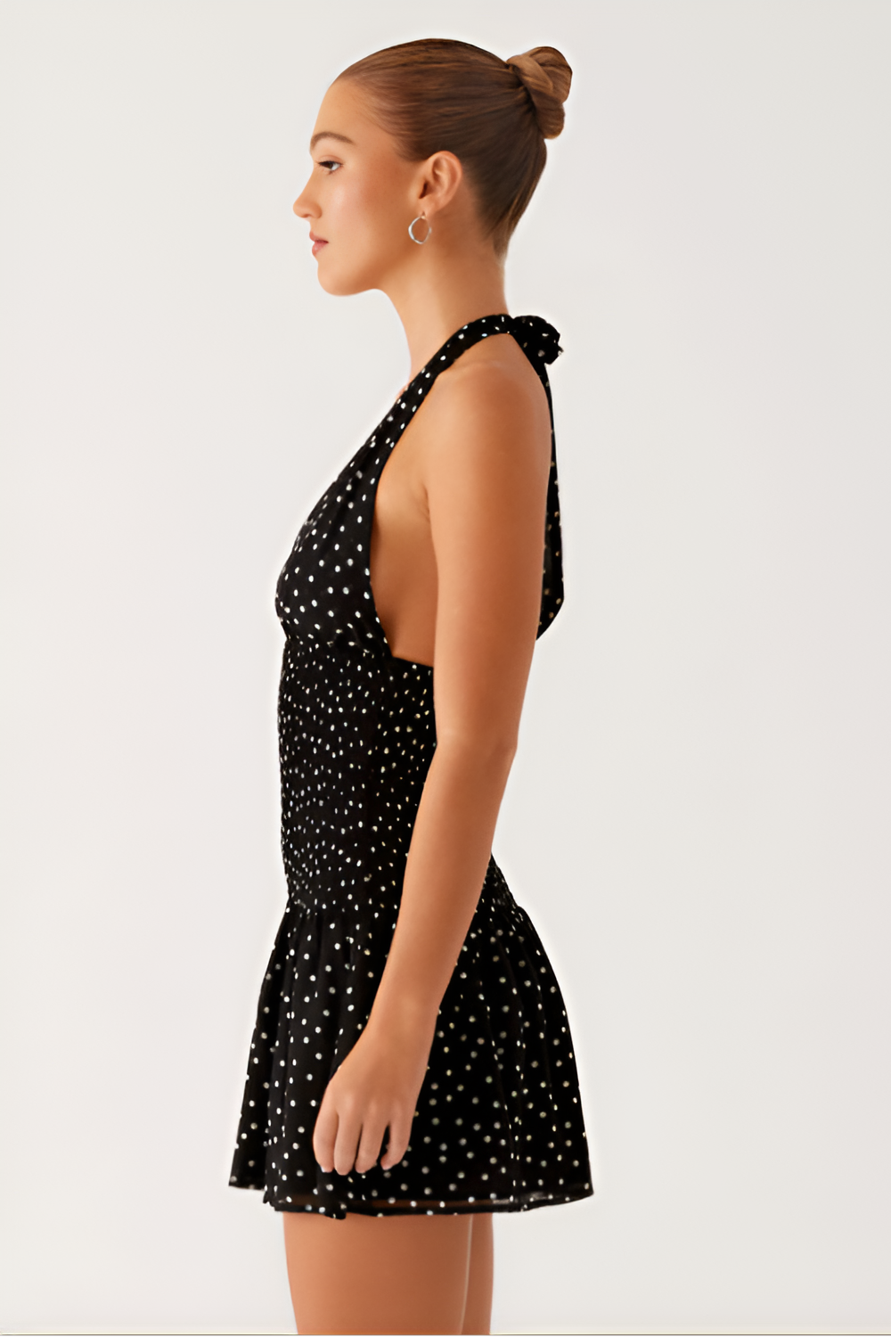 Holden Black Polkadot Mini Dress